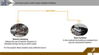 Earthquake Resistant Building Design Using Base Isolation Technology | PPTX