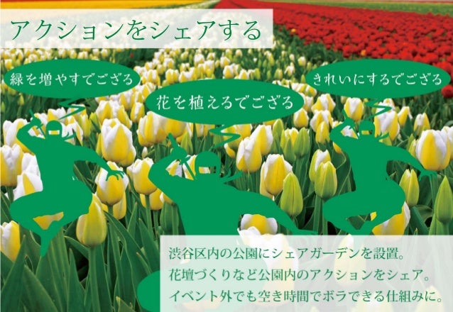 渋谷にシェアガーデンをつくろうプロジェクト 紹介 Shibuya Share Garden Project