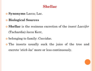 Gelatin and shellac properties and characteristiscs | PPT