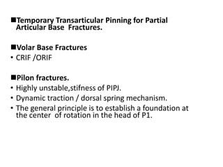 Hand fractures ppt by Dr Ahsan | PPTX