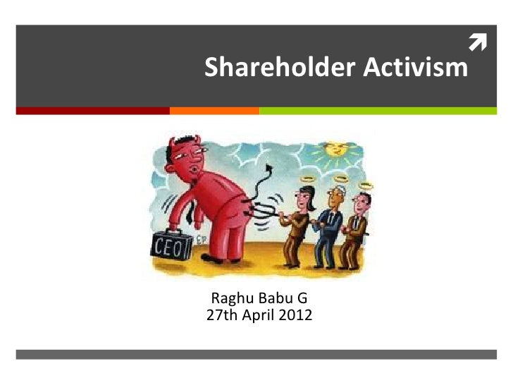 Shareholder Activism