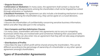 Simple Steps to Understand Shareholder Agreements | PPTX
