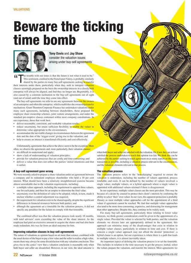 Beware the ticking time bomb PDF