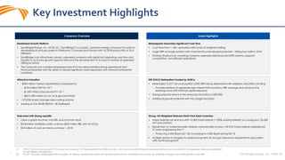 9 SandRidge Energy, Inc. NYSE: SD
Key Investment Highlights
Attractive Valuation
 ~$500 million market capitalization compared to:
 $725 million PDP PV-10 (1)
 $1,009 million total proved PV-10 (1)
 $60 to $90 million of non oil & gas real estate
 ~375,000 shares average daily trading volume
 Trading at 2.5x 2018E EBITDA; <$15k/Boepd
Asset Highlights
Unlevered with Strong Liquidity
 Clean capital structure: only RBL and common stock
 $418 million available under undrawn $425 million RBL (net of LOCs)
 $18 million of cash on hand as of May 1, 2018
Mississippian Generates Significant Cash Flow
 Cash flow from 1,100+ operated wells funds oil-weighted drilling
 Large HBP acreage position with incremental undeveloped potential – drilling four wells in 2018
 Existing infrastructure, including company operated electrical and SWD systems, supports
competitive, cost-efficient operations
NW STACK Delineation Funded by DrillCo
 Meaningful 72,577 net acre position (52% HBP) being delineated with wellbore-only DrillCo funding
 Provides platform to generate high interest PUD locations, HBP acreage and advance the
learning curve with minimal capital exposure
 Strong potential returns in the Meramec formation (>50% IRR)
 Additional growth potential with the Osage formation
Strong, Oil-Weighted Niobrara North Park Basin Inventory
 Major Niobrara oil resource with >2,000 future laterals (~100% working interest) on contiguous 122,000
net acre position
 Results from 31 horizontal wells validate commerciality of play; 143 PUD future laterals validated by
3rd party engineering firm (2)
 Producing 2,400 Bopd (Q1’18), increasing to 4,000 Bopd during Q3’18
 Multiple options in progress to address long-term oil and gas takeaway requirements associated
with continued growth
Established Growth Platform
 SandRidge Energy, Inc. (NYSE: SD, “SandRidge”) is a public, upstream energy company focused on
developing oil and gas assets in Oklahoma, Colorado and Kansas with 1Q 2018 production of 35.6
MBoepd
 SandRidge is an attractively valued, unlevered company with significant operating cash flow and
liquidity to fund new growth opportunities and the development of a robust inventory of operated
drilling locations
 The Company has a resilient employee base that has demonstrated strong operational and
financial expertise with the ability to absorb significant asset expansion with minimal incremental
overhead
Company Overview
(1) PDP PV-10 and total proved PV-10 under the Company’s 3P Development Plan Effective July 1, 2018 are non-GAAP financial measures defined and reconciled in the appendix. Reserves engineered
by SandRidge management.
(2) YE 2017 3rd party engineered PUDs included 147 laterals, whereas the current 3P development plan has 143 laterals accounting for schedule changes and modifying SRLs to be XRLs.
 