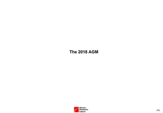 (20)
The 2018 AGM
 