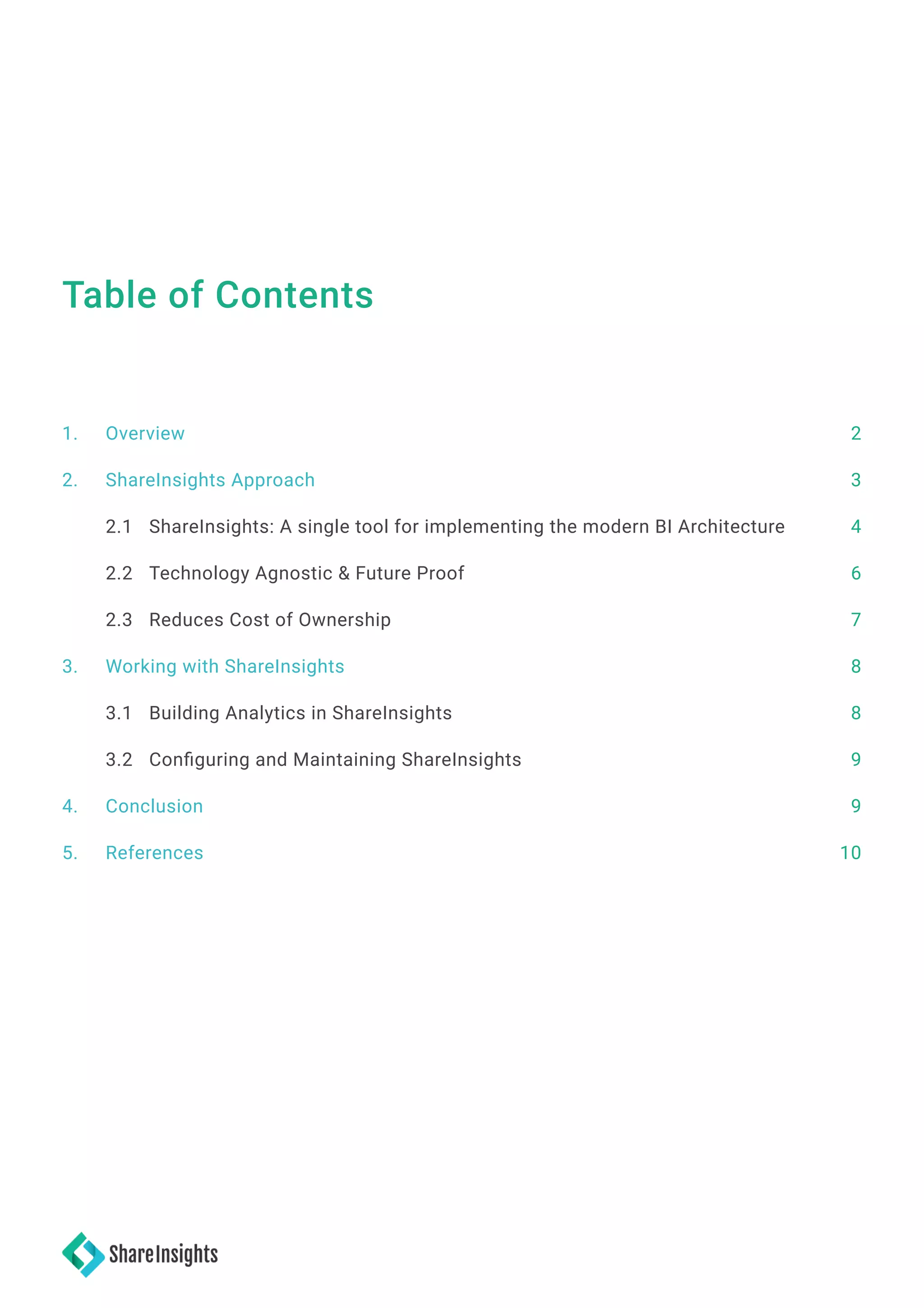 Shareinsights anendtoendimplementationofthemodernanalytics
