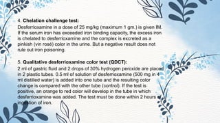 Share iron poisoning fatal dose treatment pptx | PPTX
