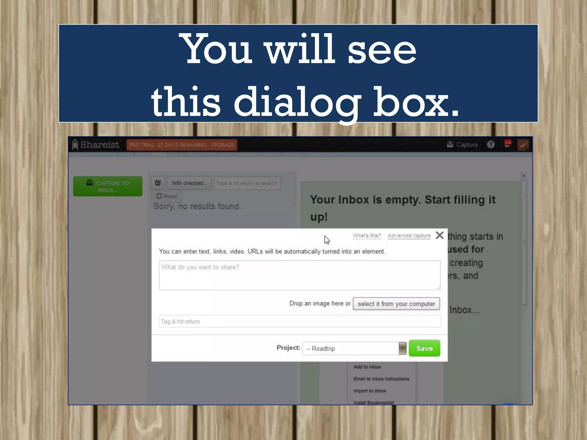 You will see
this dialog box.
 