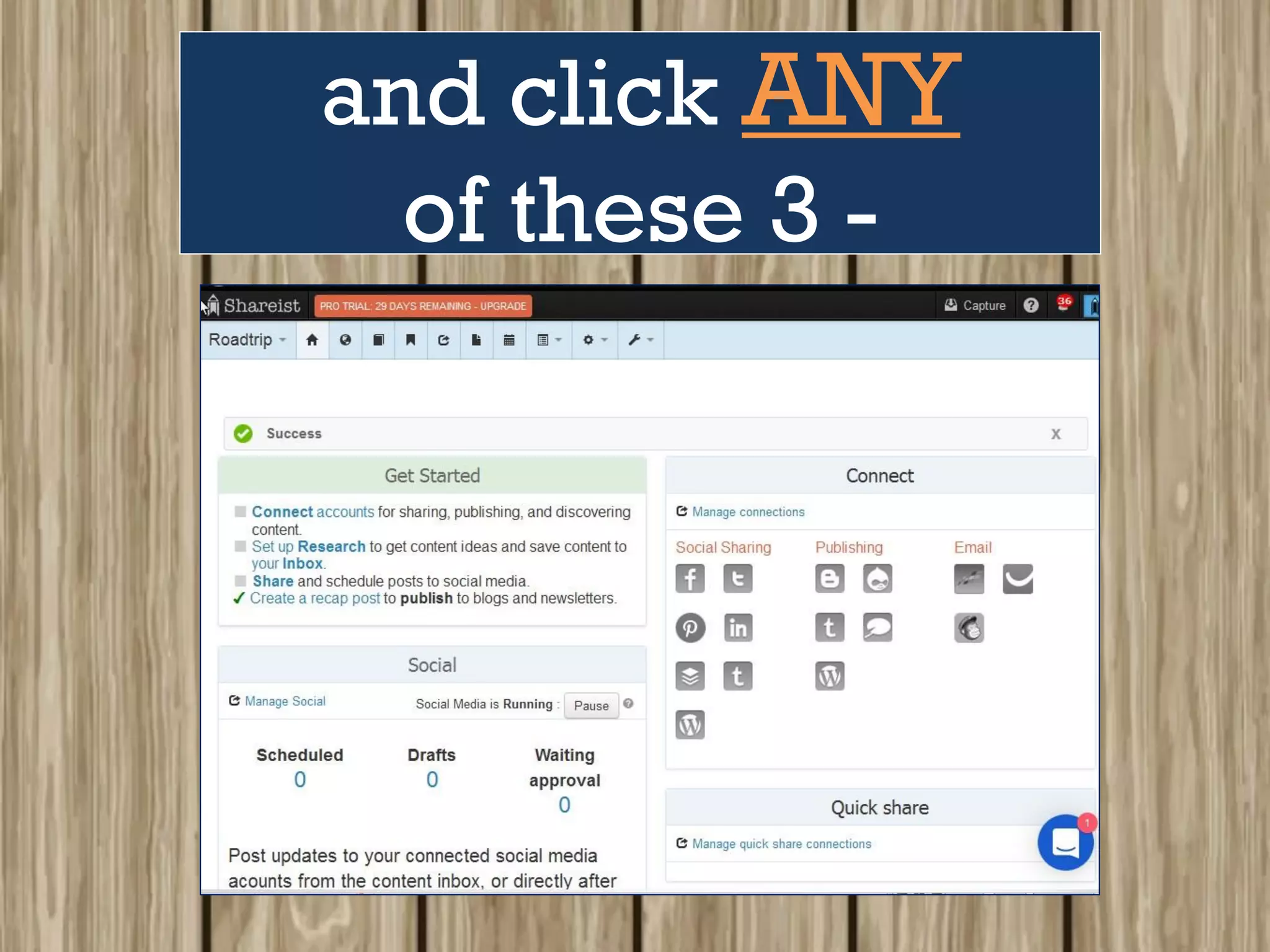 and click ANY
of these 3 -
 