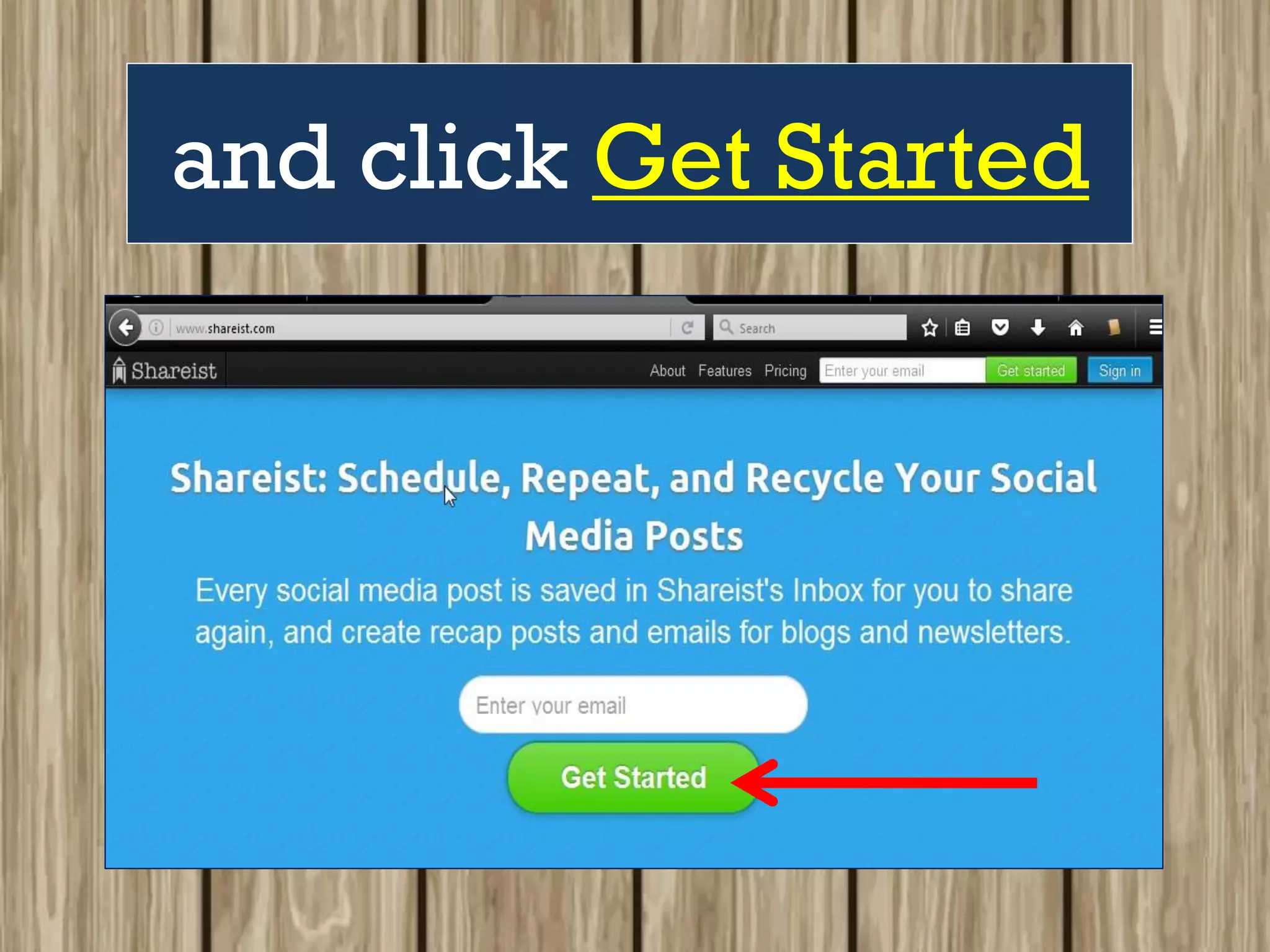 and click Get Started
 