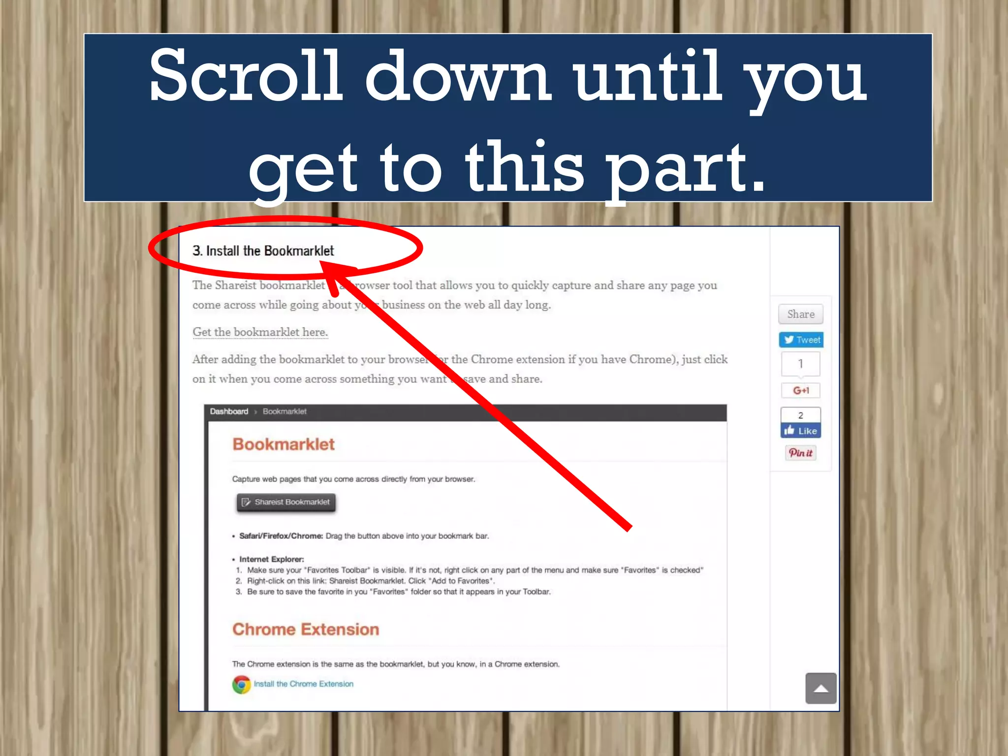 Scroll down until you
get to this part.
 
