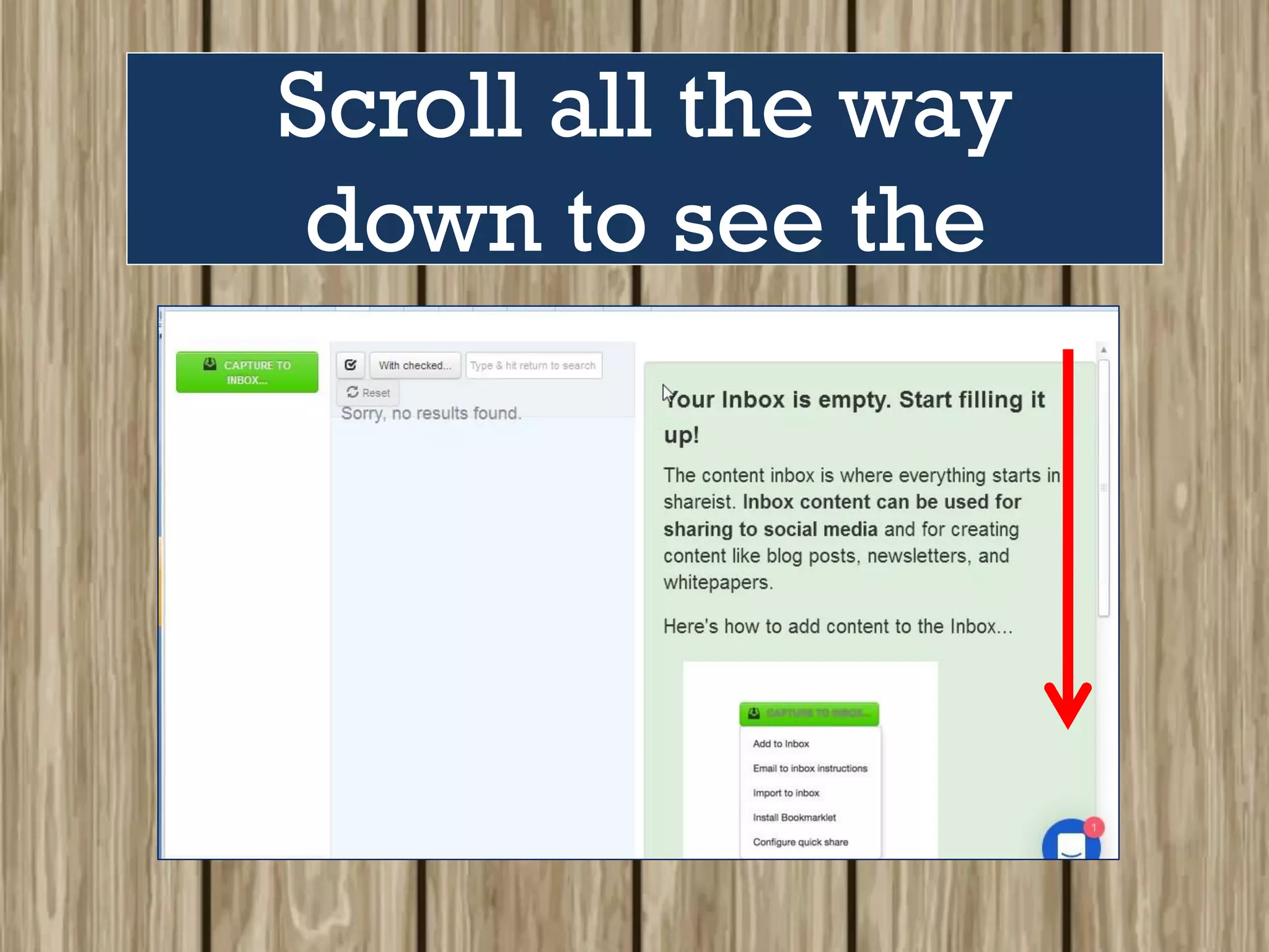 Scroll all the way
down to see the
 