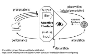Ahmet Cengizhan Dirican and Mehmet Gokturk
https://www.intechopen.com/books/human-computer-interaction/attentive-computing
 