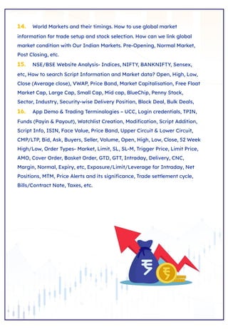 share market courses in pune PDF