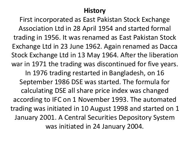 Share trading system bangladesh