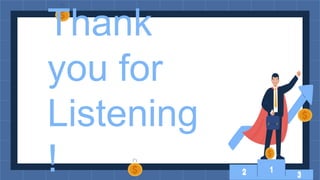 Thank
you for
Listening
!
 