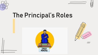 The Principal’s Roles
 