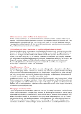 Sharenl Onderzoek Iov Ienm Milieu Impact En Kansen Deeleconomie