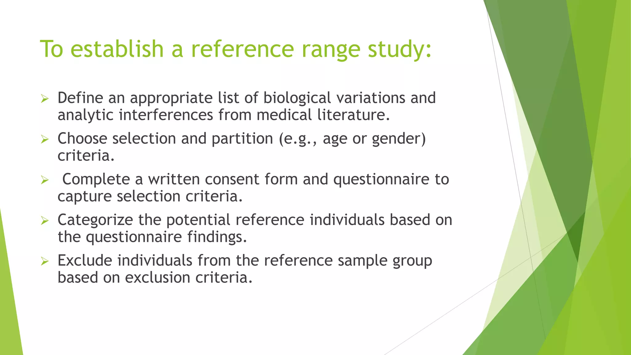 Normal and Referance Range | PPTX