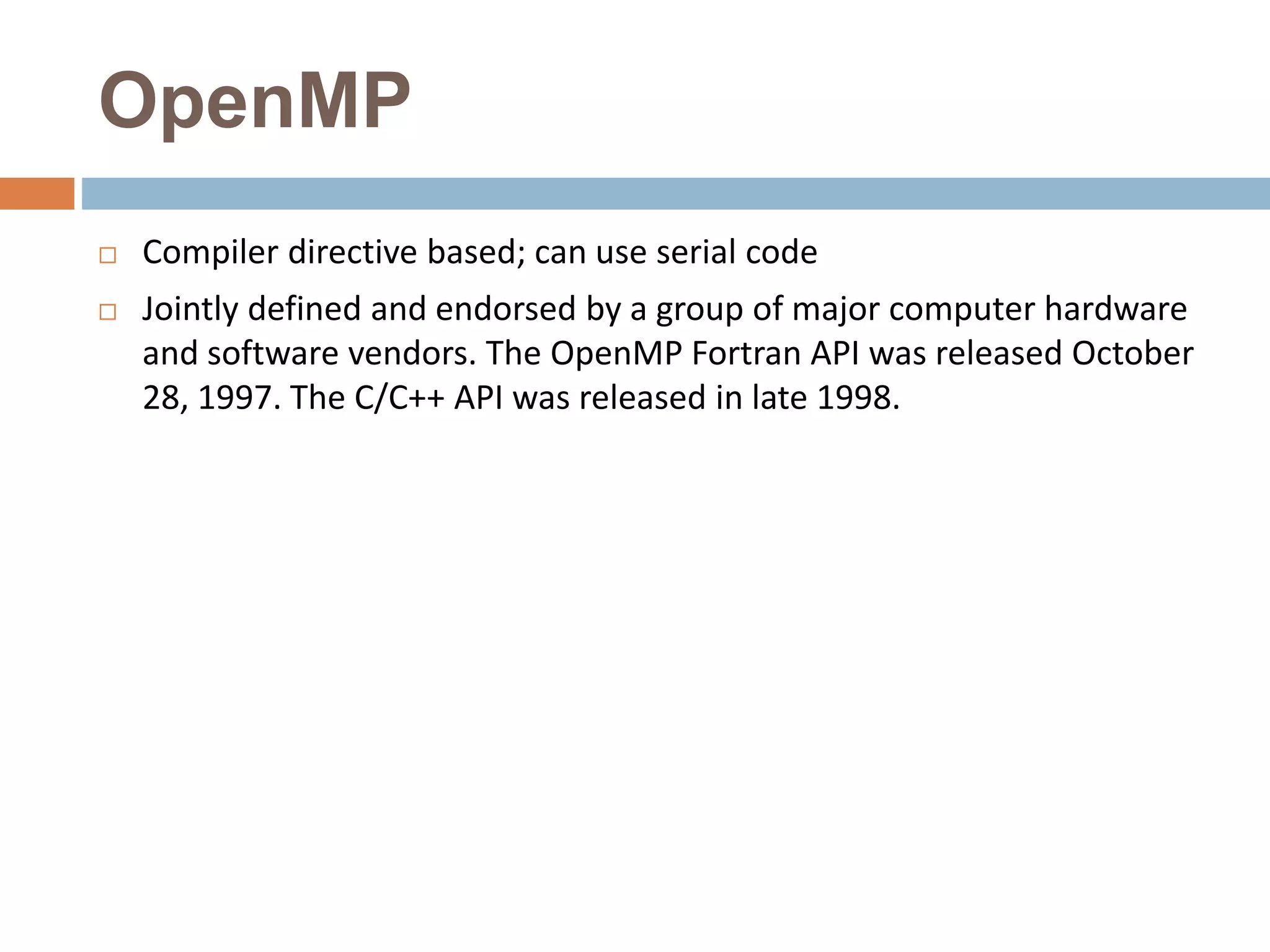 parallel programming models | PPT