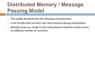 parallel programming models | PPT
