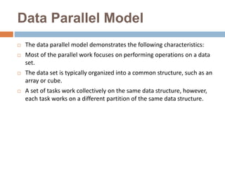parallel programming models | PPT