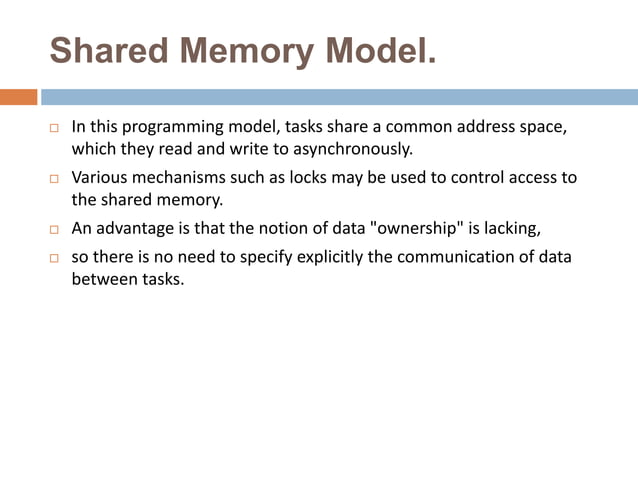 parallel programming models | PPT