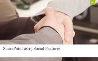SharePoint 2013 Social Features

 