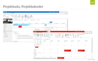 Projekttasks, Projektkalender

© Unic - Page 16

 