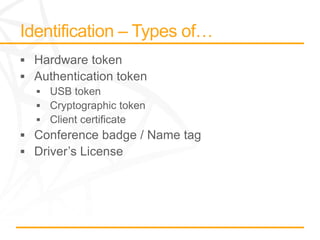 SharePoint Authentication and Authorization | PPTX