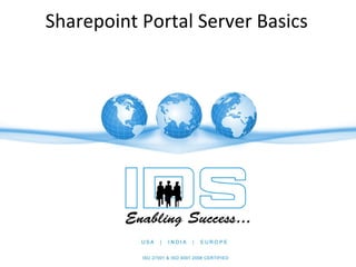 Sharepoint Portal Server Basics 