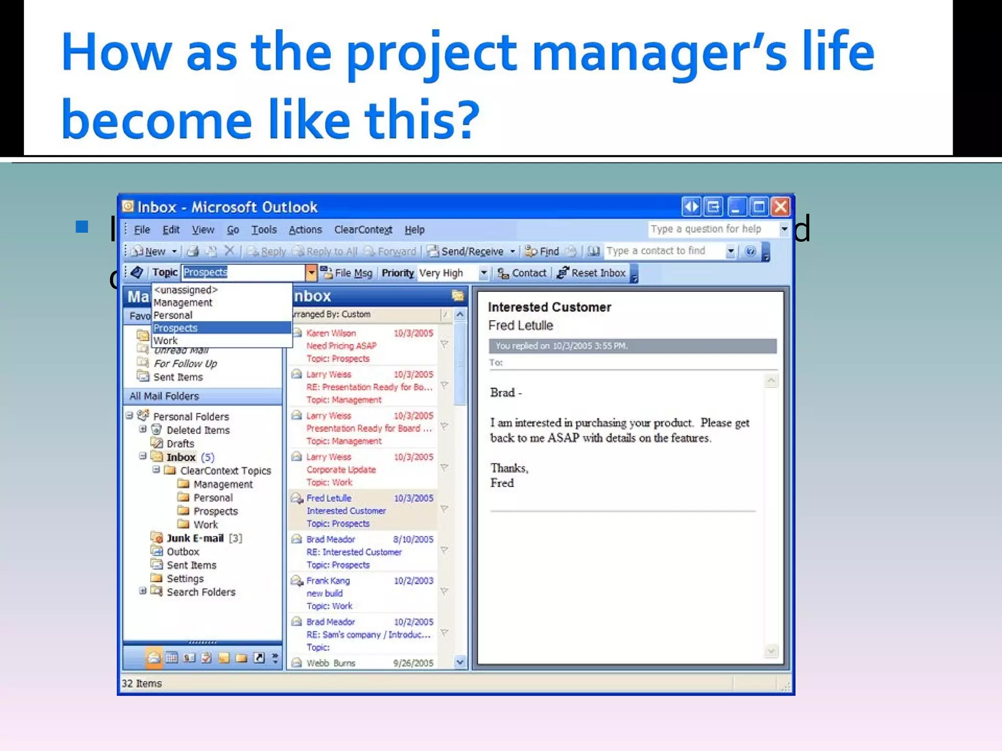 Inflow of the  information, is not just a Word document. 
