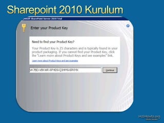 Sharepoint 2010 Sunumu | PPTX