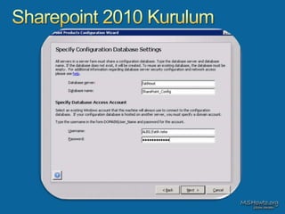 Sharepoint 2010 Sunumu | PPTX