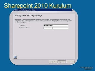 Sharepoint 2010 Sunumu | PPTX