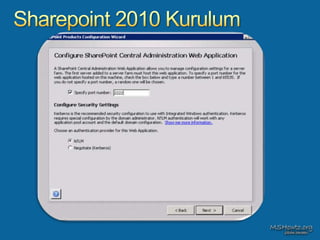 Sharepoint 2010 Sunumu | PPTX