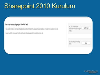 Sharepoint 2010 Sunumu | PPTX
