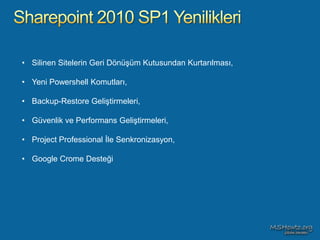 Sharepoint 2010 Sunumu | PPTX