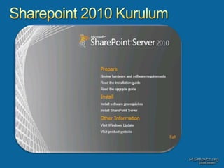 Sharepoint 2010 Sunumu | PPTX