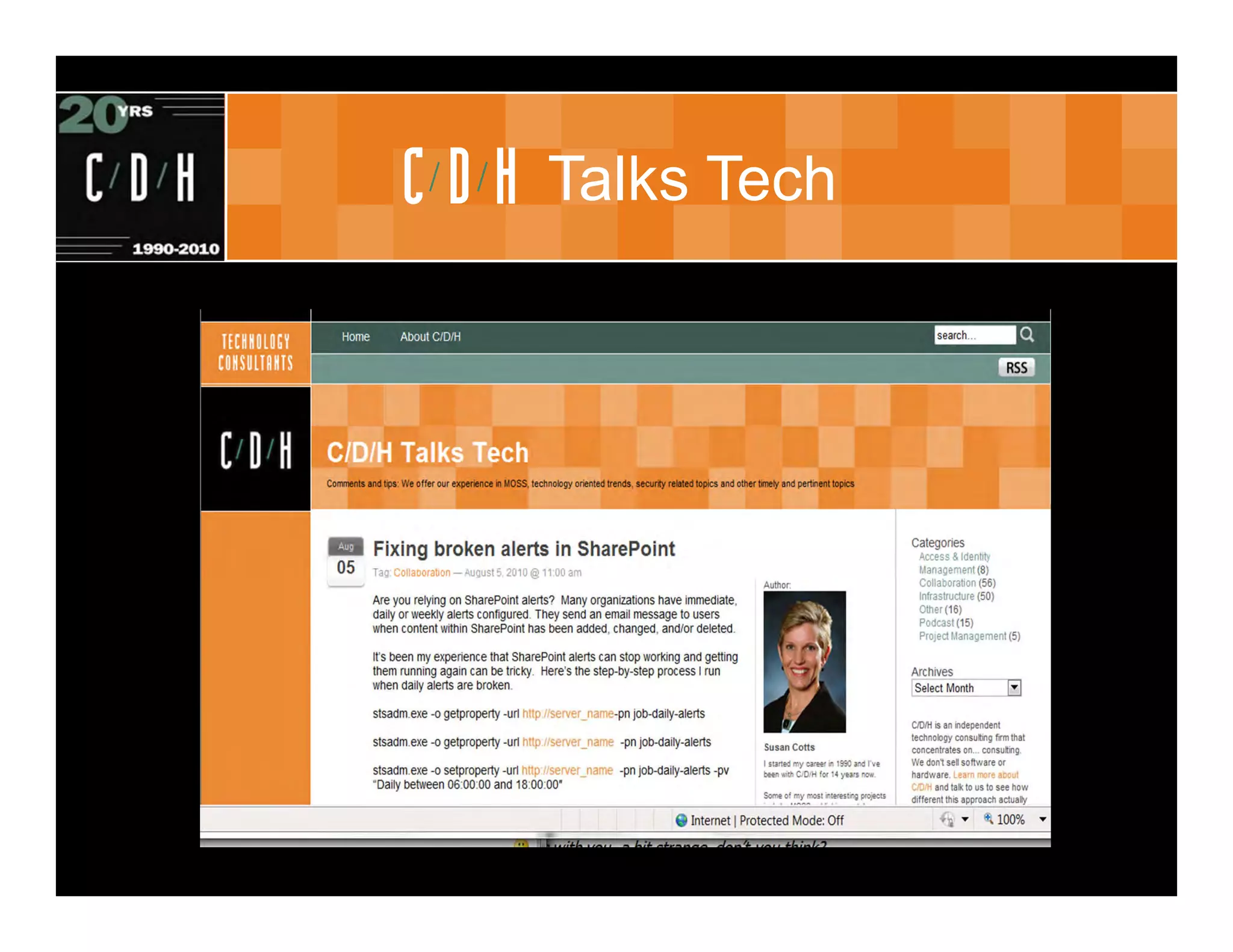 CDH   Talks Tech
 