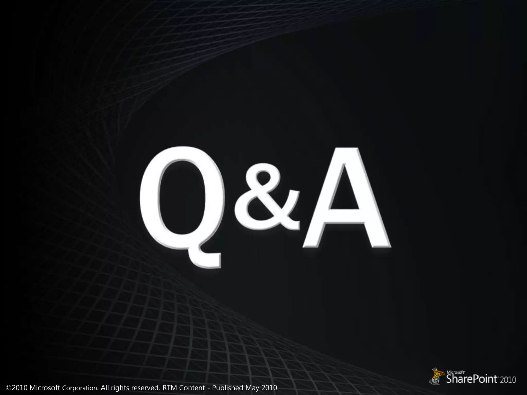 SummaryIntroducing the new User ExperienceRibbonStatus bar and notificationsDialog FrameworkSites as Collections of PagesThemes