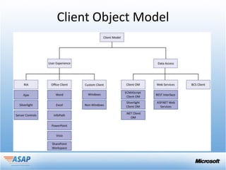Client Object Model
 