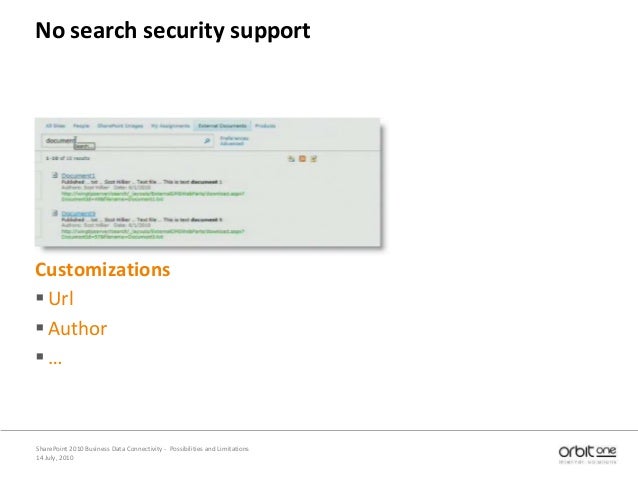 SharePoint 2010 BCS