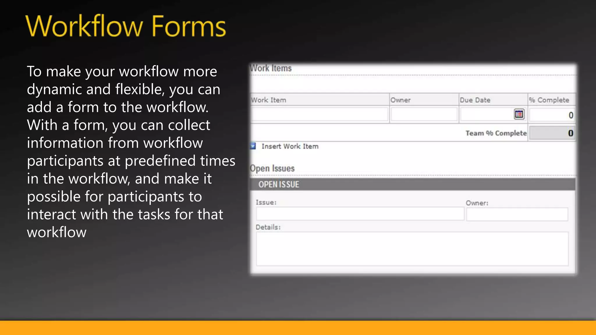 SharePoint  2010 workflows What is a workflow?