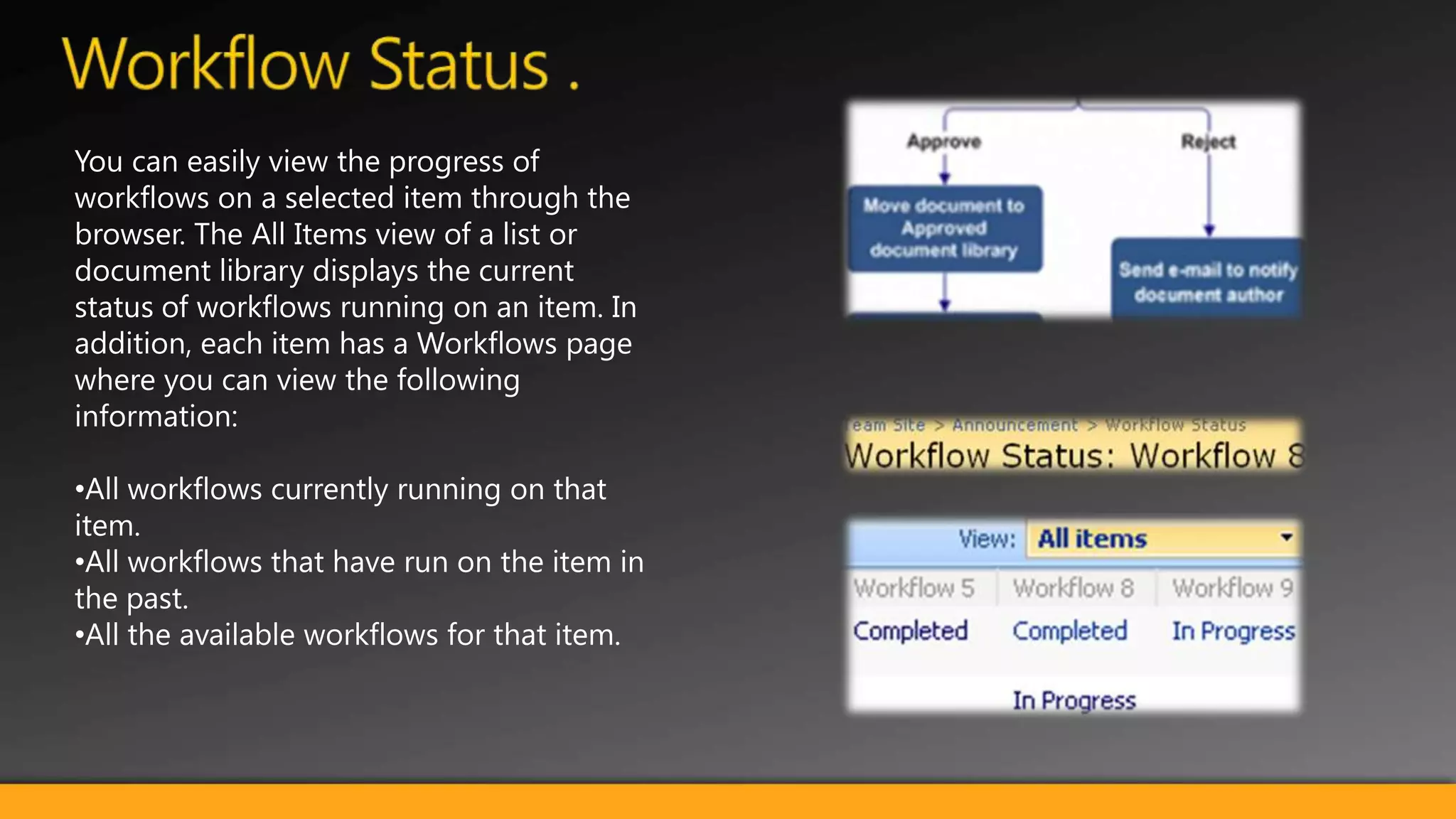 Events ,Actions ,Conditions ,and steps Workflow Forms 