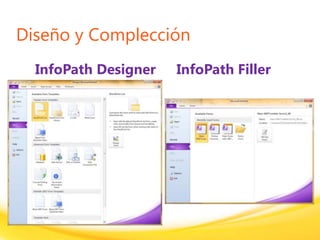 Click to edit headline title style
Click to edit body copy.
Diseño y Complección
InfoPath Designer InfoPath Filler
 