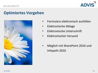 SharePoint Formulare und WorkflowsProblematik bei herkömmlichen Formularen