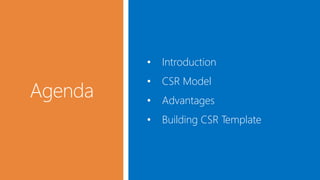SharePoint 2013 Client-Side Rendering (CSR) & JSLink Templates | PPTX