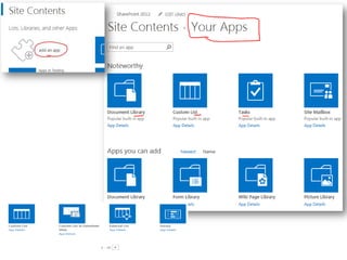 SharePoint 2013 UI [just screen shots]