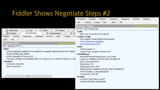 Fiddler Shows Negotiate Steps #2
 